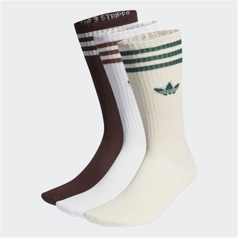 adidas sokken solid crew|adidas Solid Crew Socks 3 Pairs .